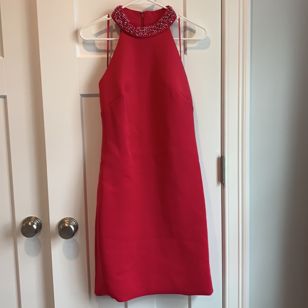 Bright Pink sleeveless dress